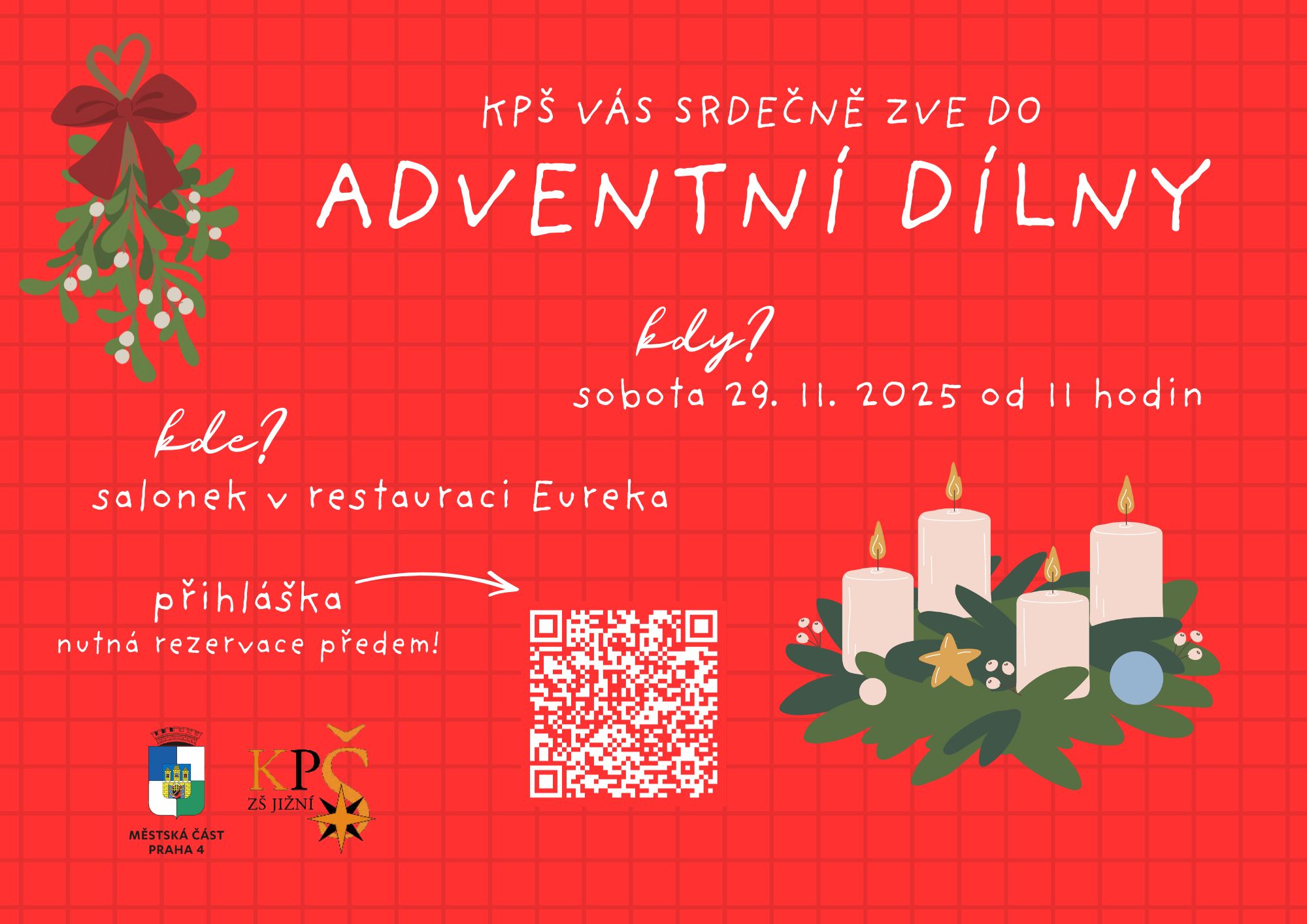 Adventní tvořivá dílna 29.11.2025